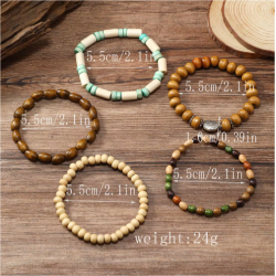 PULSERAS DE MADERA